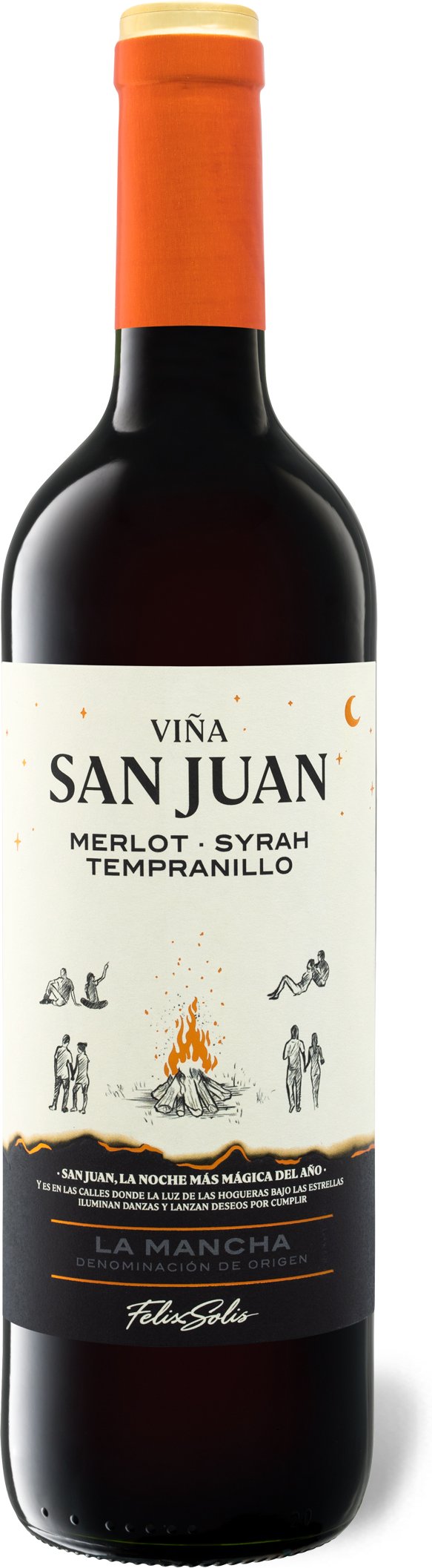 Felix Solis Viña San Juan Merlot Syrah Tempranillo La Mancha DO trocken vegan, Rotwein 2024