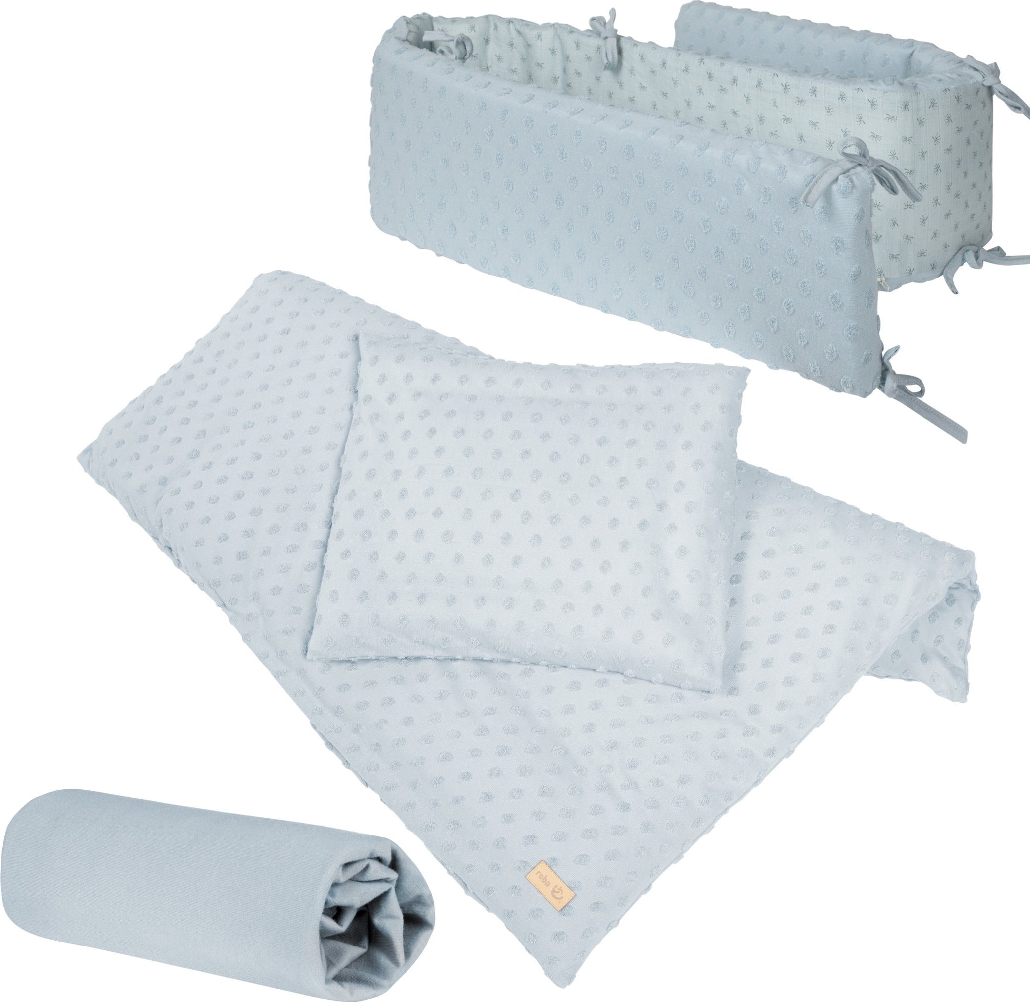 roba BIO-Jersey Geschenkset (hell blau)