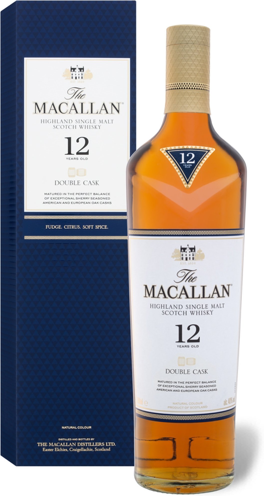 The Macallan Highland Single Malt Scotch Whisky Sherry Oak Cask 12 Jahre 40% Vol