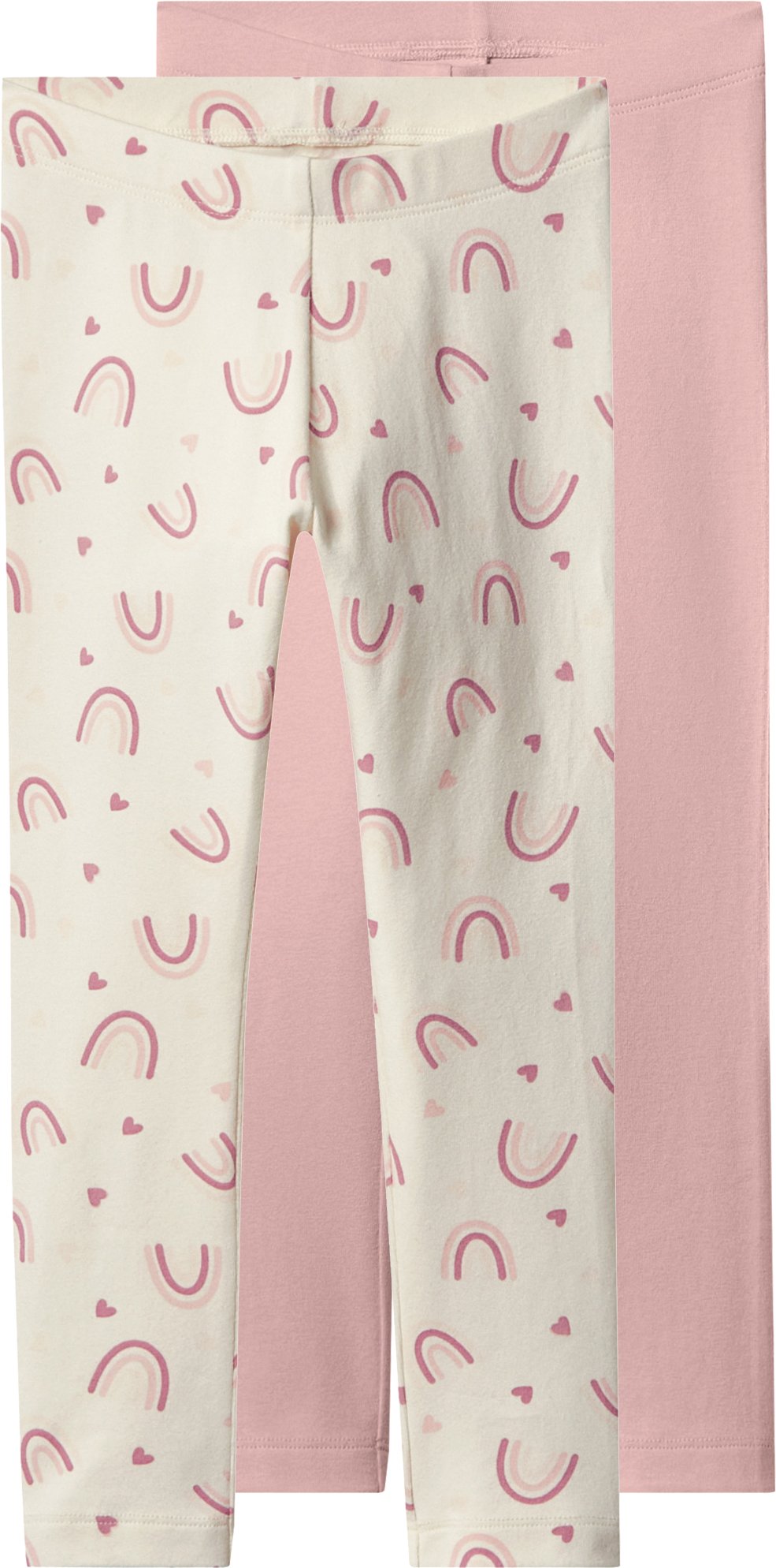 lupilu® Kleinkinder Mädchen Leggings 2 Stück (Pink/Weiß, 98/104)