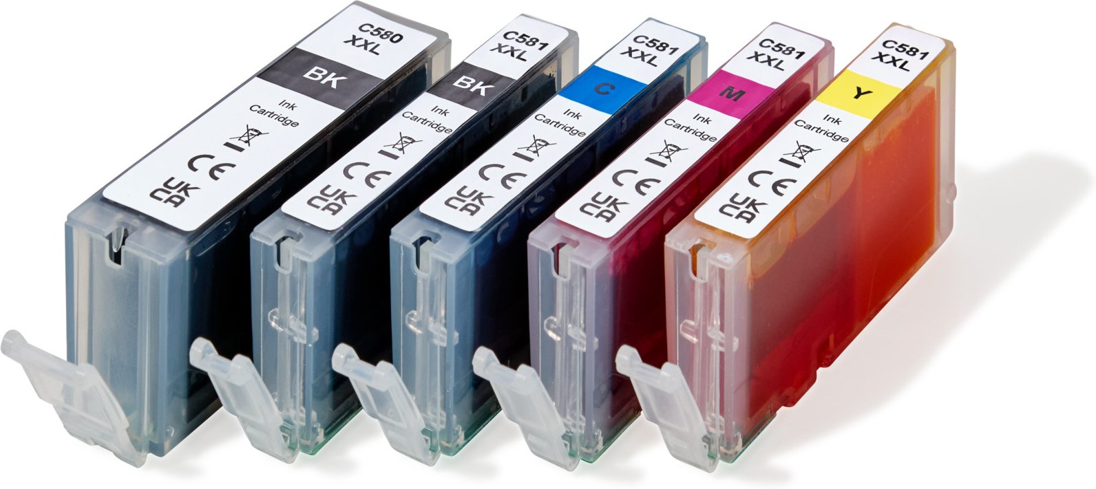Druckerpatronen Canon, Epson, HP (580/581XXL für Canon)