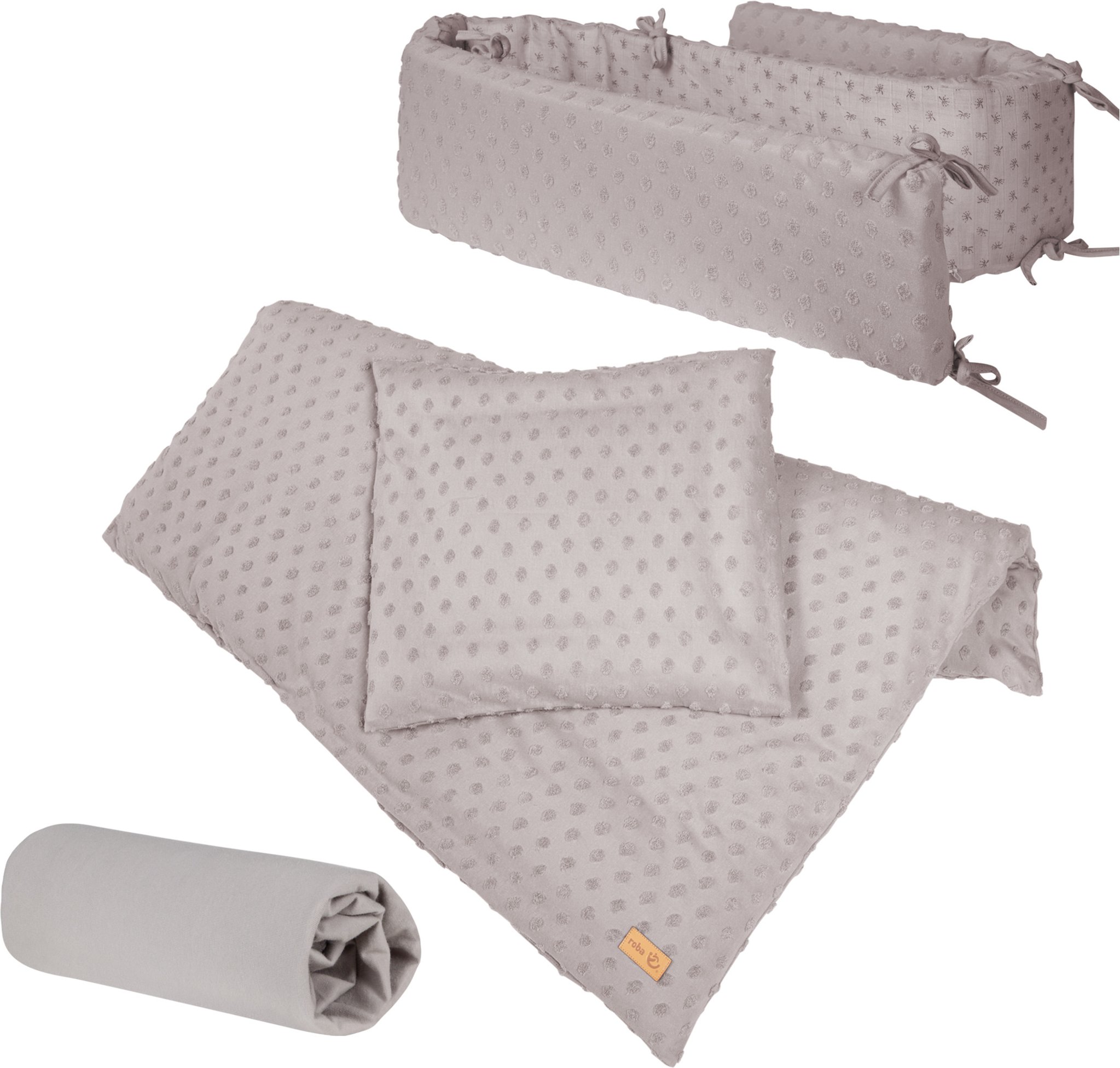 roba BIO-Jersey Geschenkset (Hellgrau)