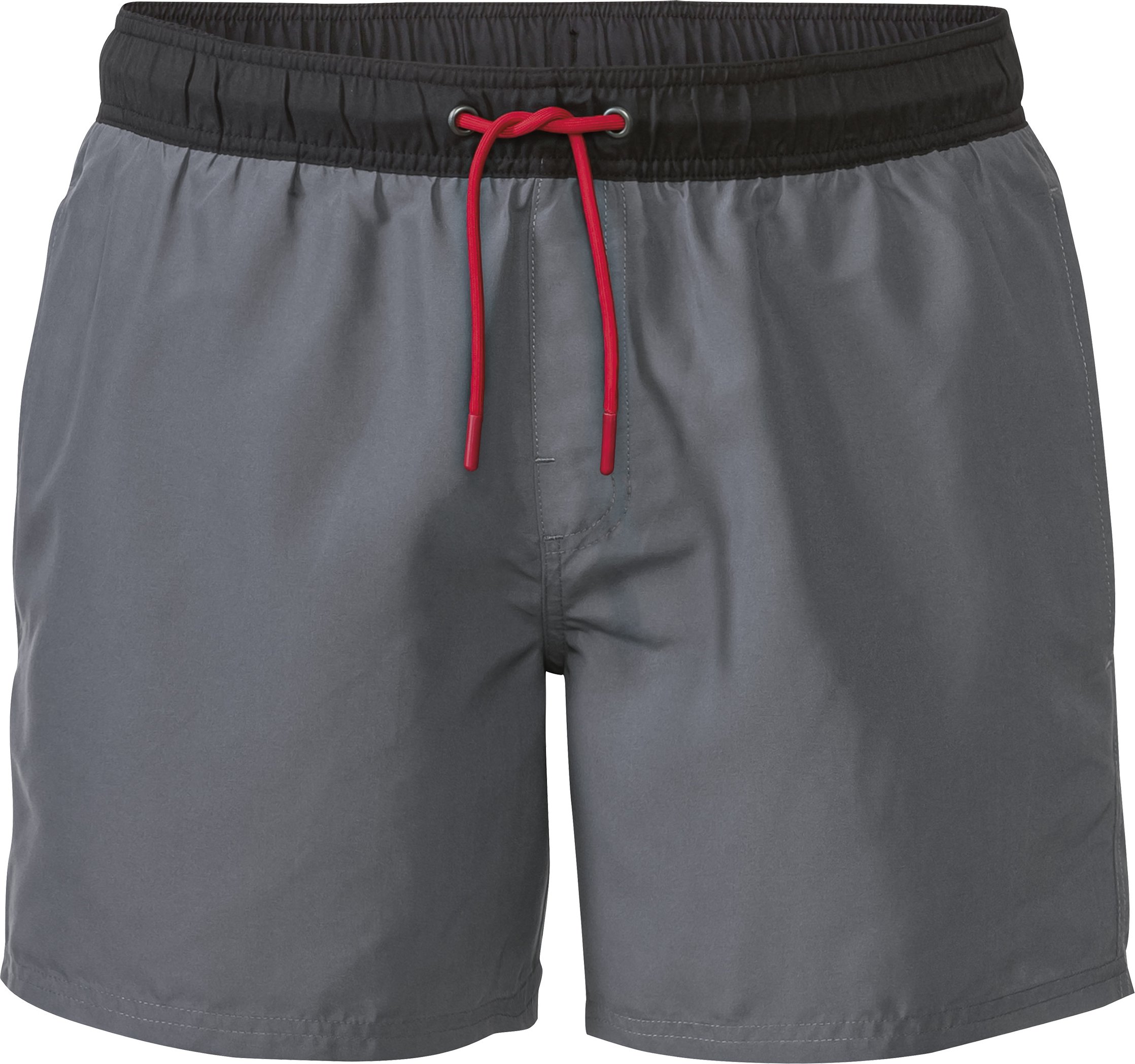 LIVERGY® Herren Badeshorts (9/3XL, grau/schwarz)