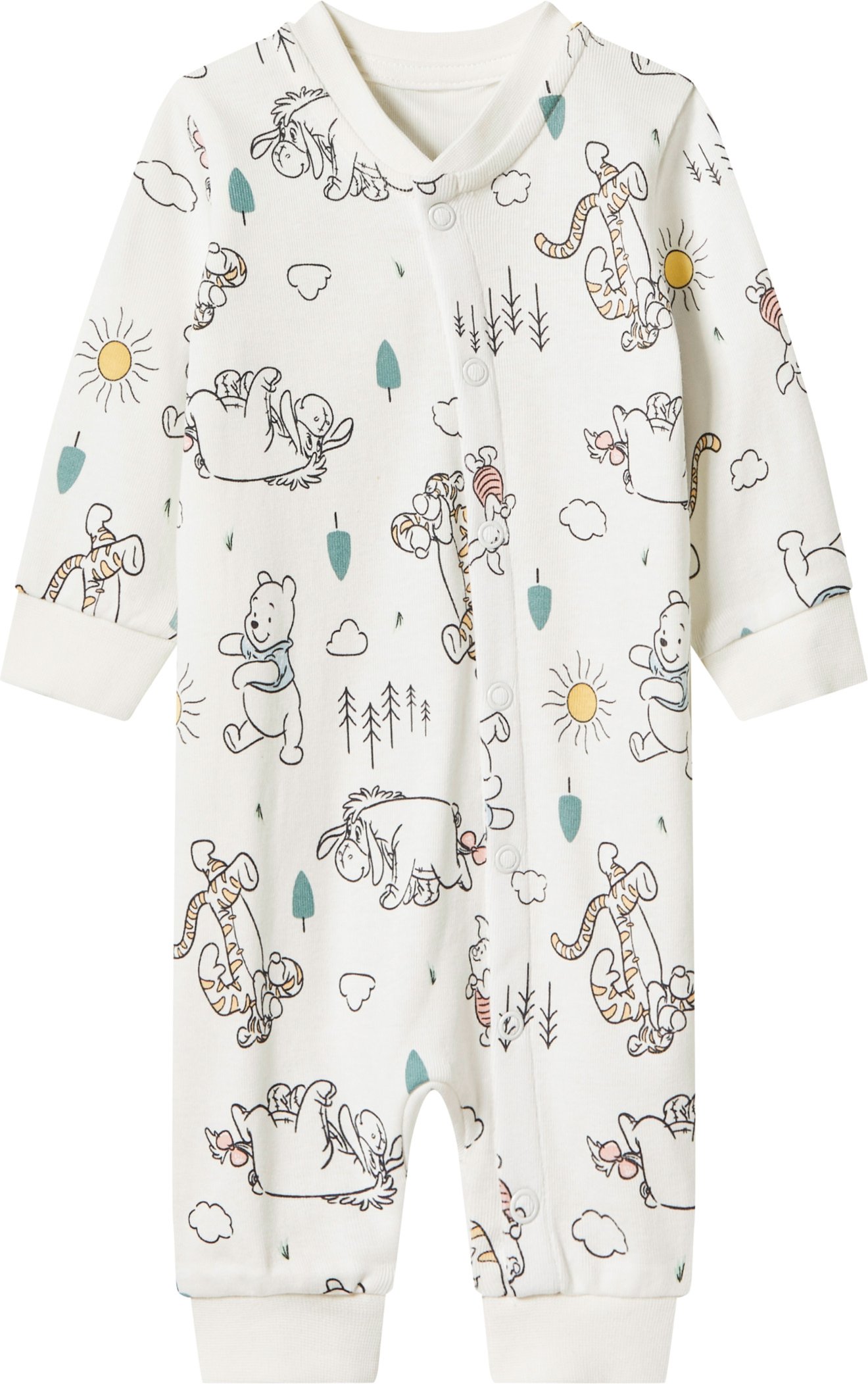 Baby Schlafoverall (Weiß, 62/68)