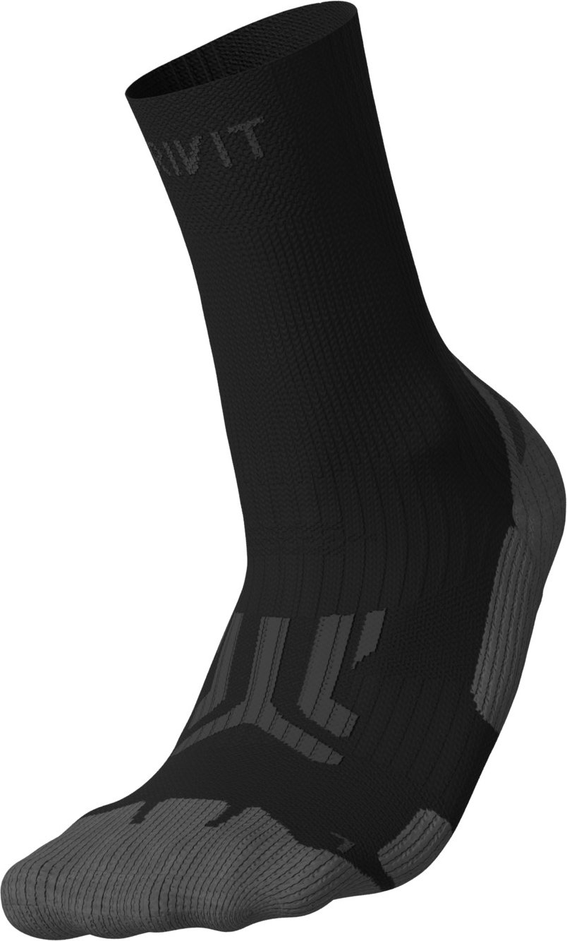 CRIVIT Damen/Herren Funktionssocken Trekking (Schwarz/Grau, 41/42)