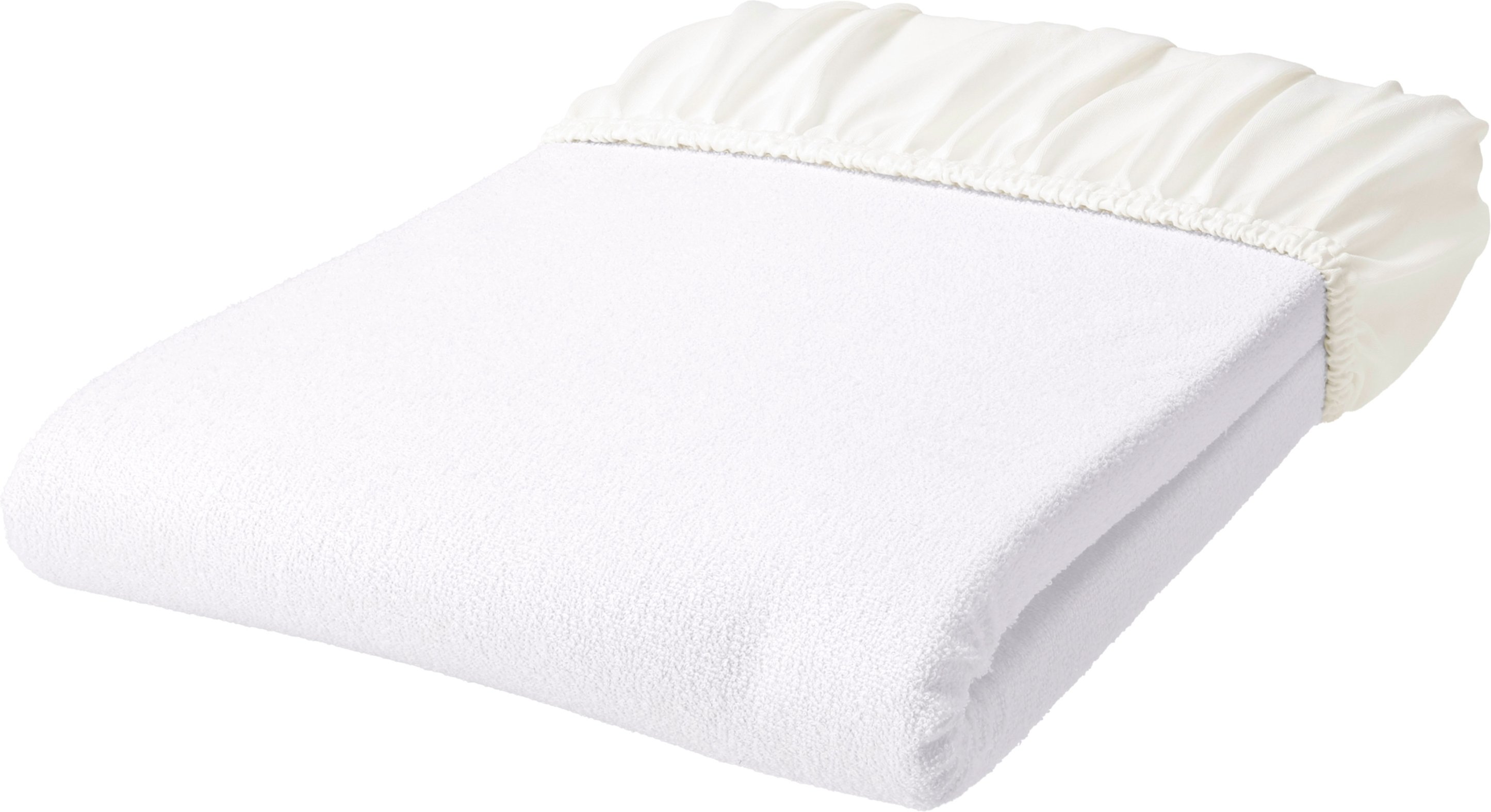 LIVARNO® Jersey-Frottee-Spannbettlaken, 90-100 x 200 cm