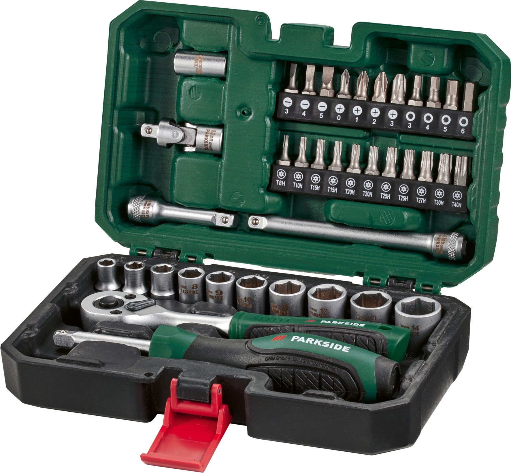 PARKSIDE® Steckschlüssel-Satz, 39-teilig
