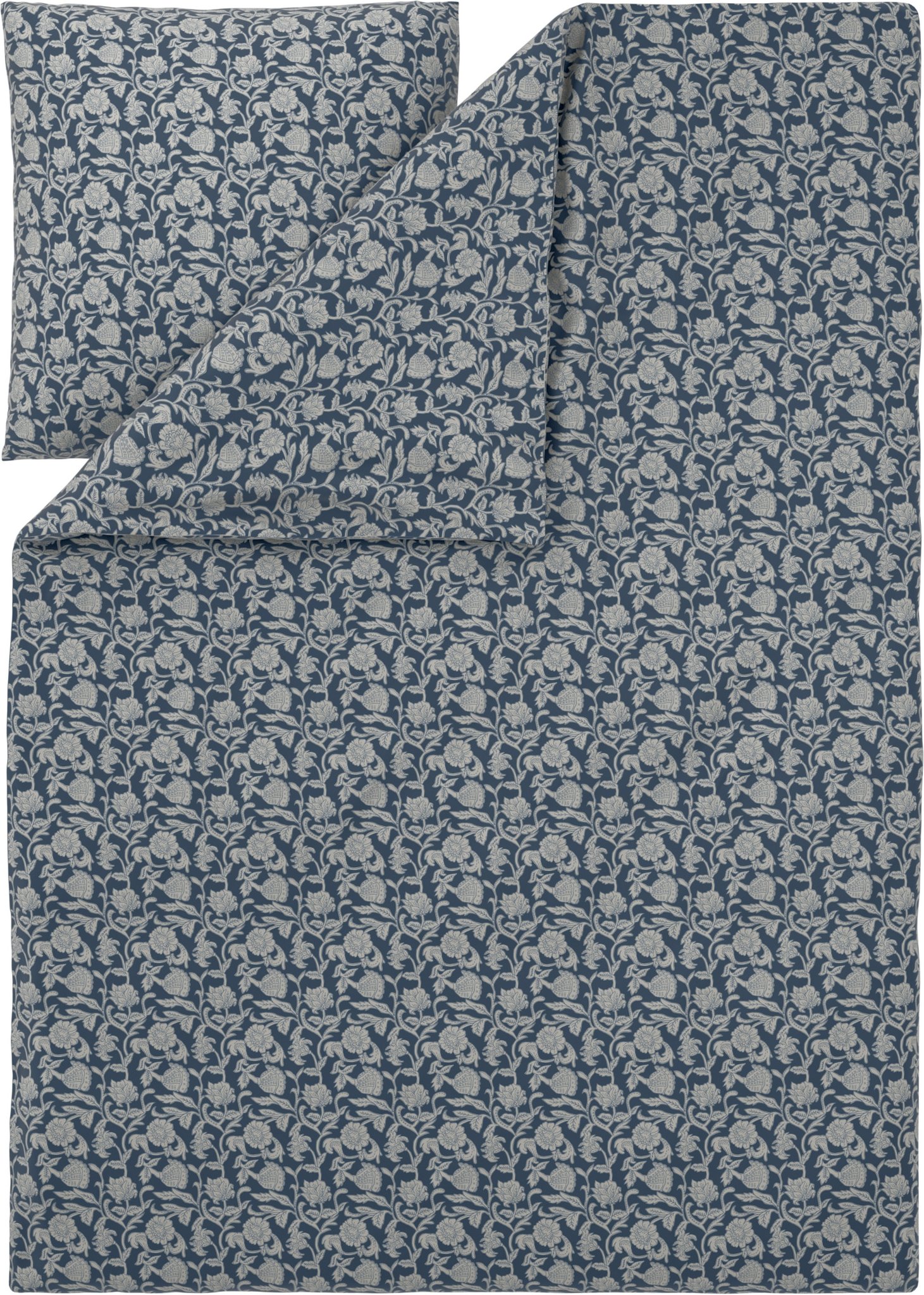 LIVARNO® Renforcé-Bettwäsche, 155 x 220 cm (Blau)