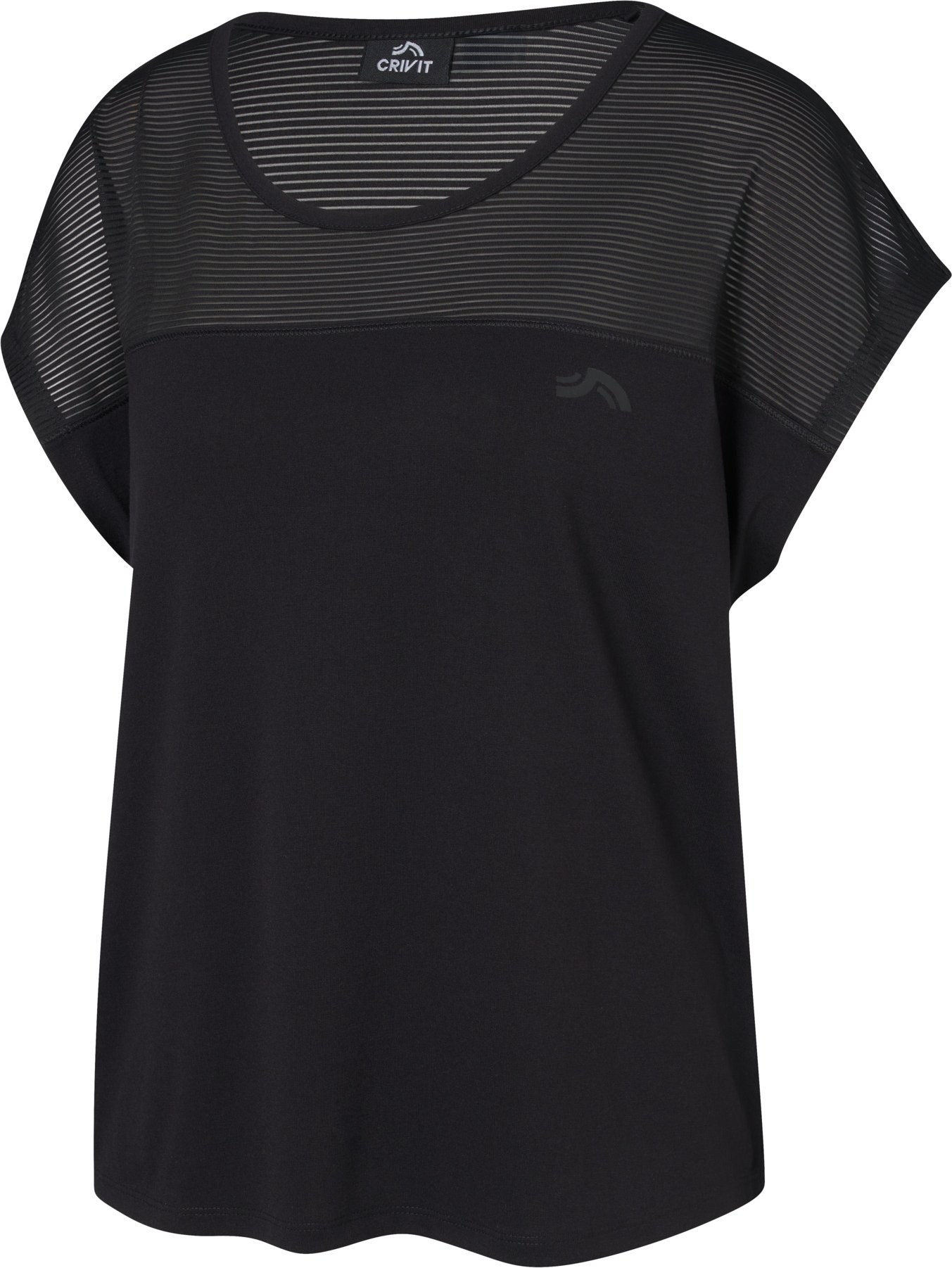 CRIVIT Damen Funktionsshirt (Schwarz, XS(32/34))