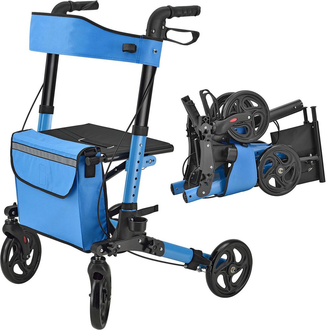 Juskys Rollator (Blau)