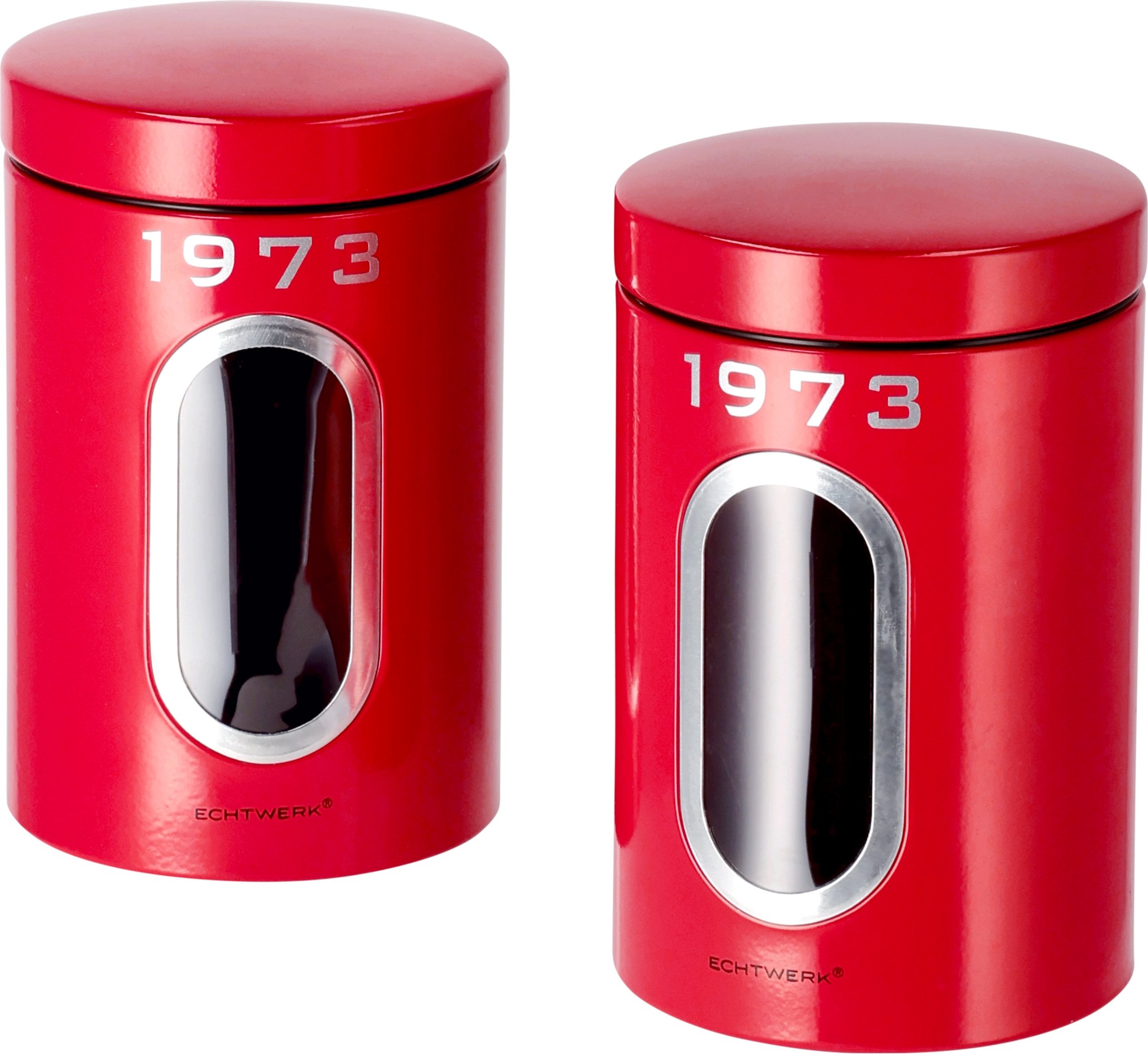 SILVERCREST® Aufbewahrungsdosen-Set, 2 Stück (Rot)