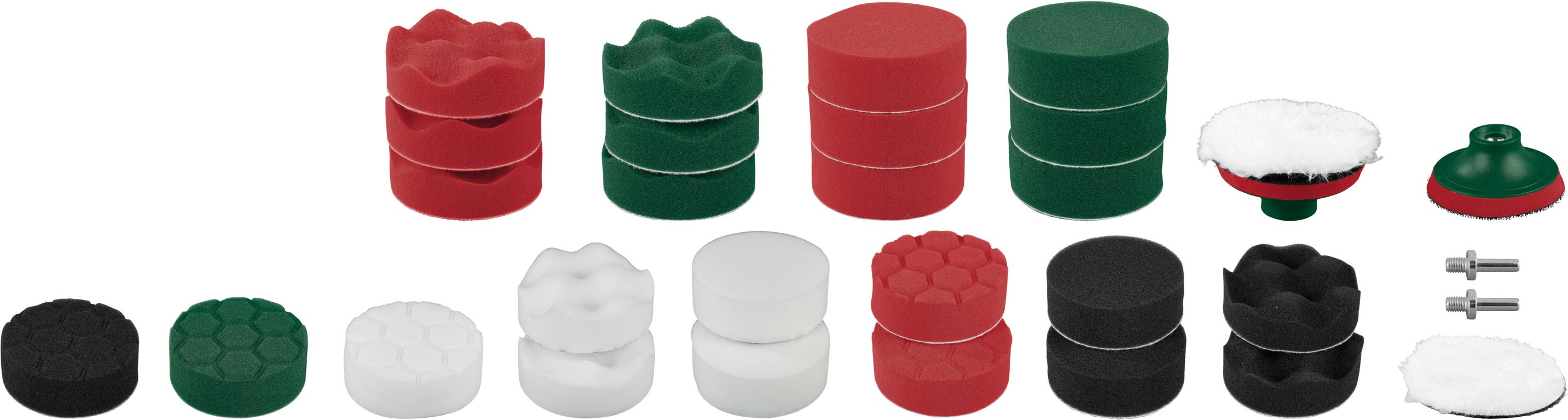PARKSIDE® Polsterbürsten / Polieraufsatz- und Schwammset / Polieraufsätze (Polieraufsatz und -schwamm)