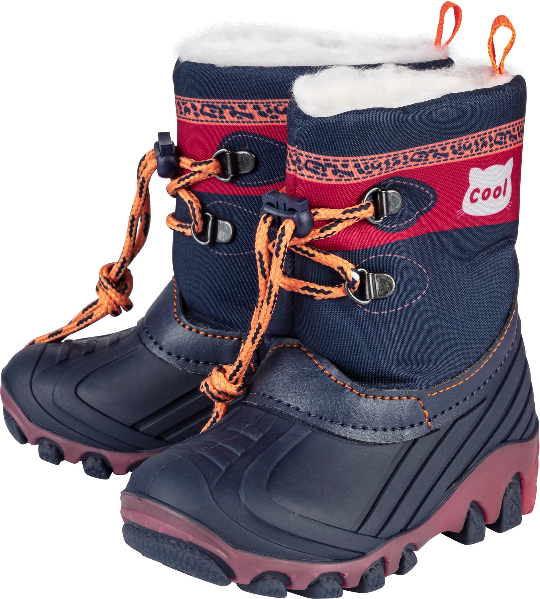 Thumbnail - lupilu® Kleinkinder LED-Winterstiefel (navy/pink, 28)