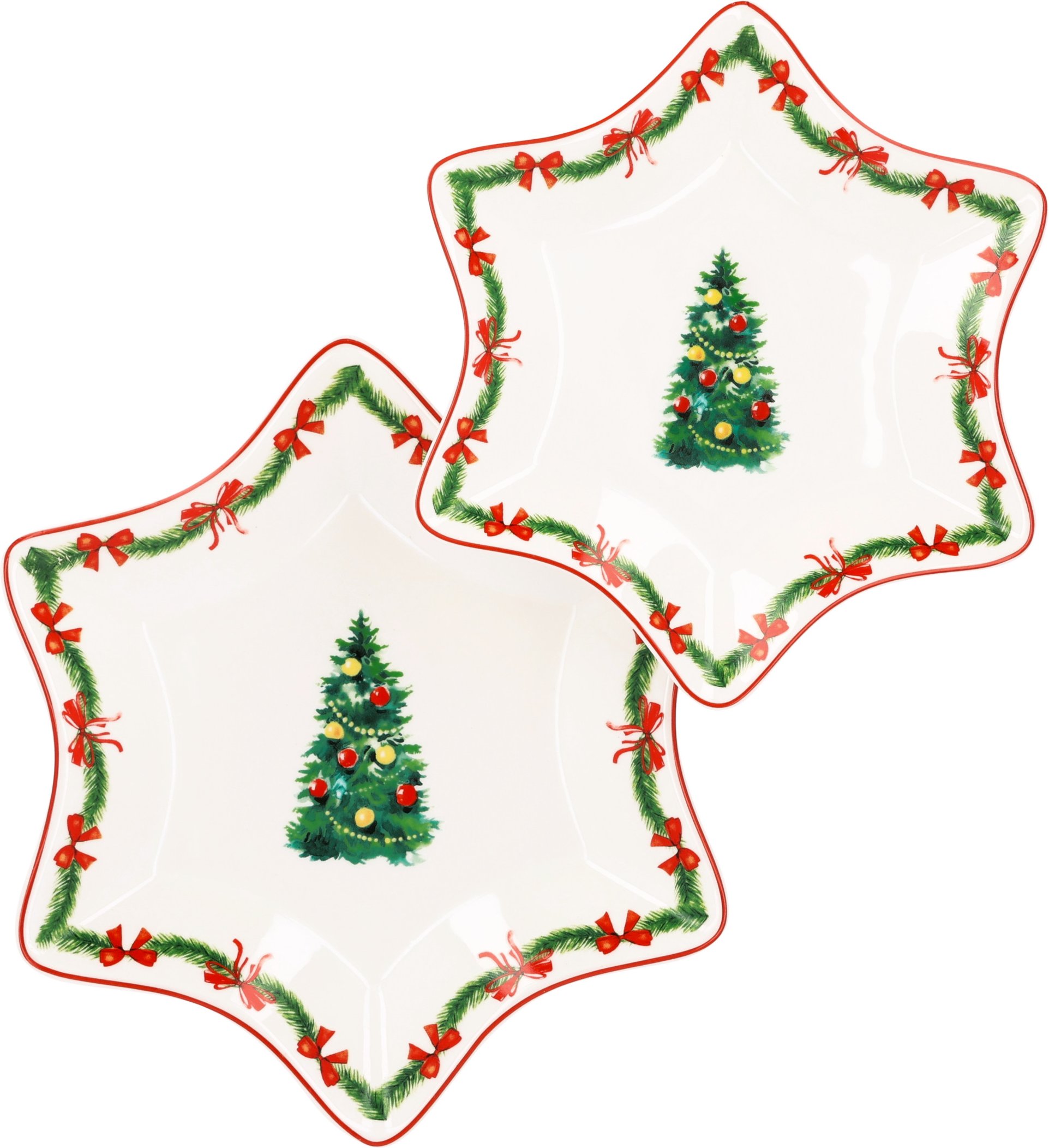 Thumbnail - SILVERCREST® Servierteller-Set / Keksdose / Servierschalen-Set (Stern)