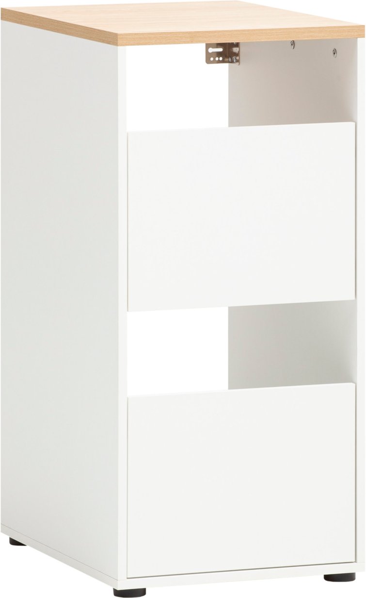 Schildmeyer Mehrzweckschrank Solea Wäscheschacht (2x Wäscheschacht, Höhe 95.8cm, mattweiß)