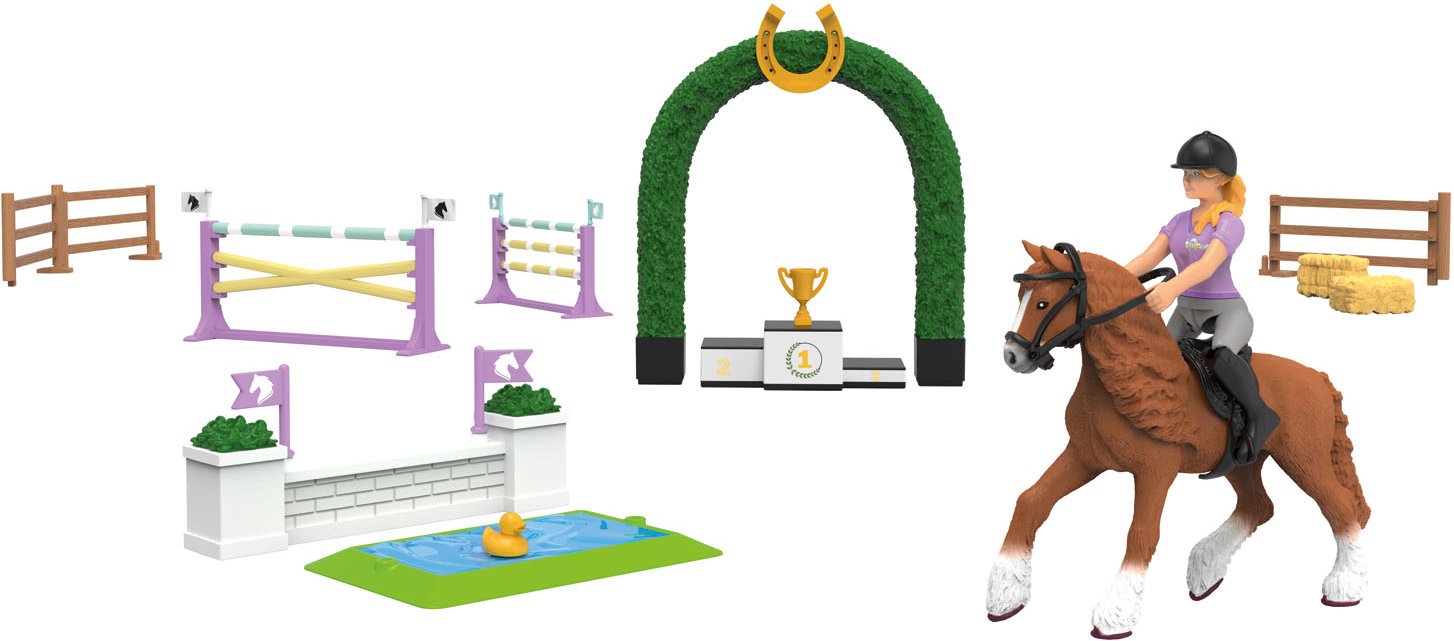 Playtive Animal Adventures Figuren Set M (Reiterhof - Turnier)