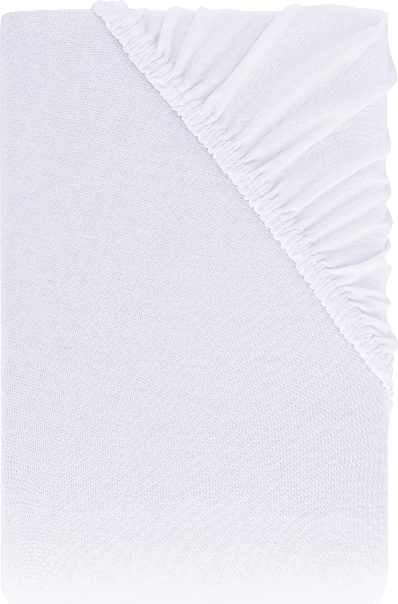 LIVARNO® Spannbettlaken Jersey 90-100x200 cm (Weiß)