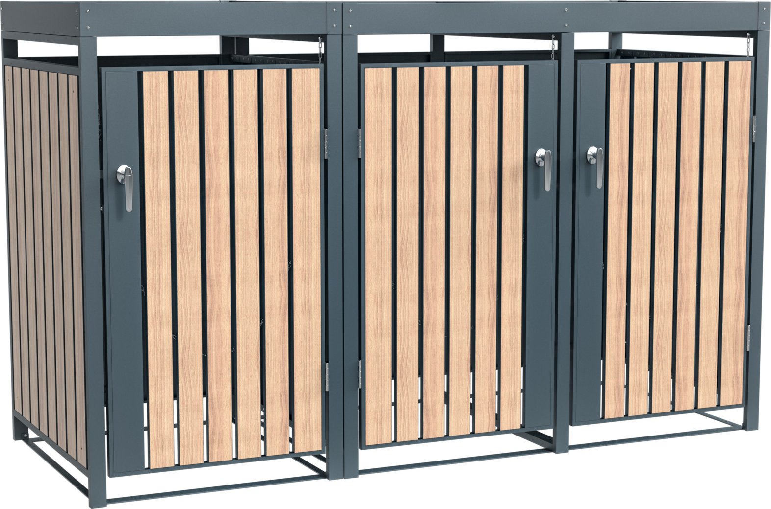 Westmann Mülltonnenbox »Planta« (3 x 240 L)