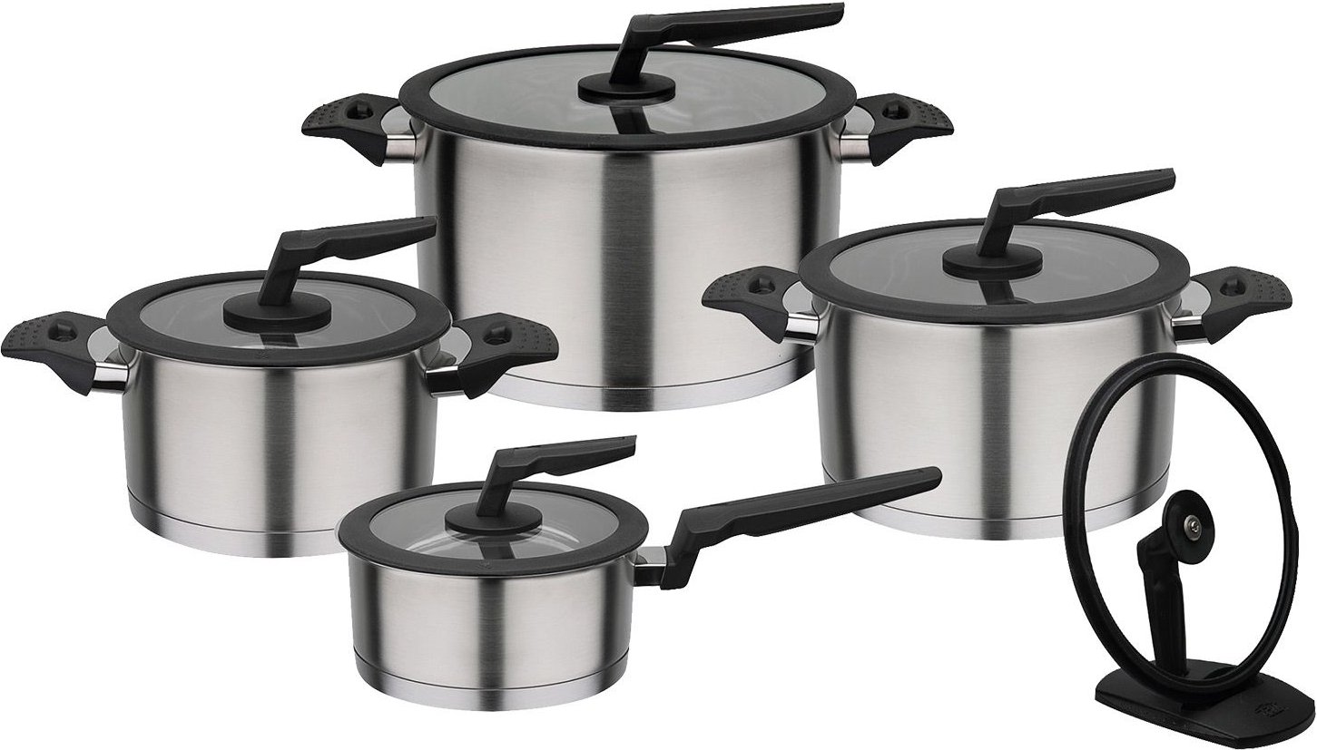 GSW Kochtopf-Set »Apart«, 9-teilig, aus Edelstahl, mit Thermo-Kapselboden