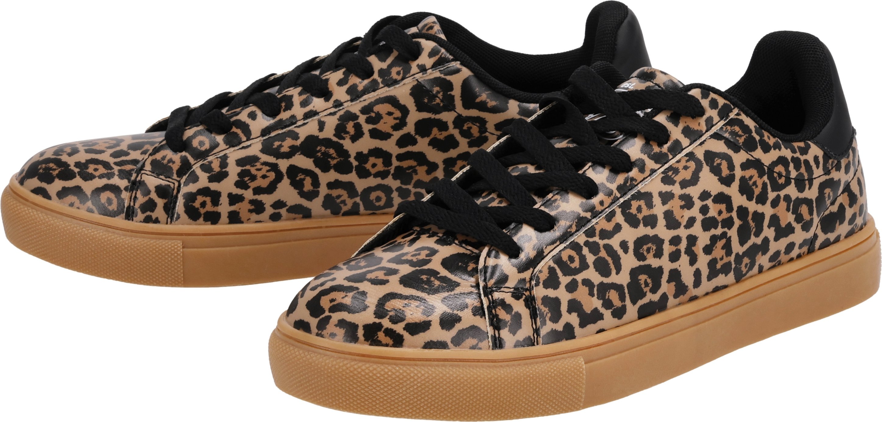 esmara® Damen Sneaker (gemustert/beige/schwarz, 39)