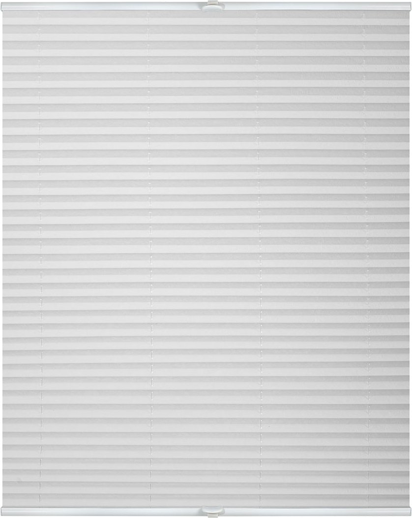 Lichtblick Plissee Klemmfix, ohne (Weiß, 95x130 cm)