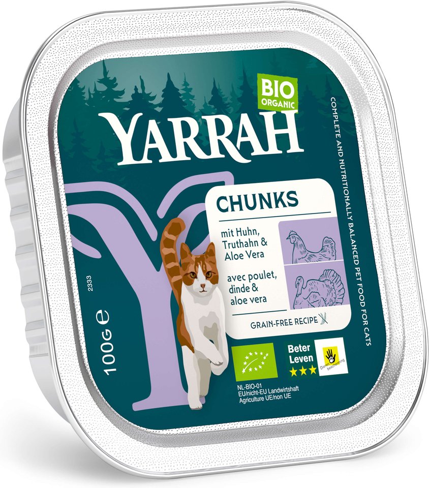 Thumbnail - Sparpaket Yarrah Bio 12 x 100 g - Mix Bröckchen (2 Sorten)