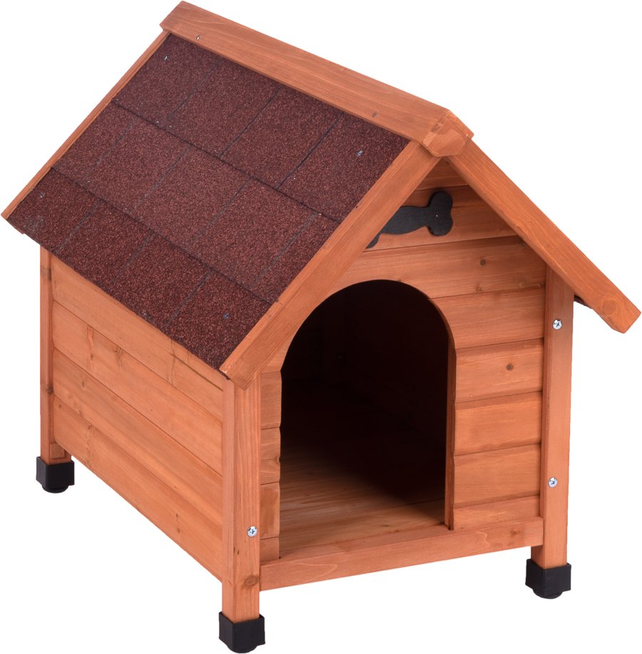 Hundehütte Spike Classic - Größe S: B 54 x T 77 x H 67 cm