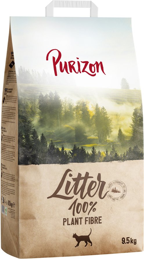 Purizon pflanzliche Katzenstreu - 25 L