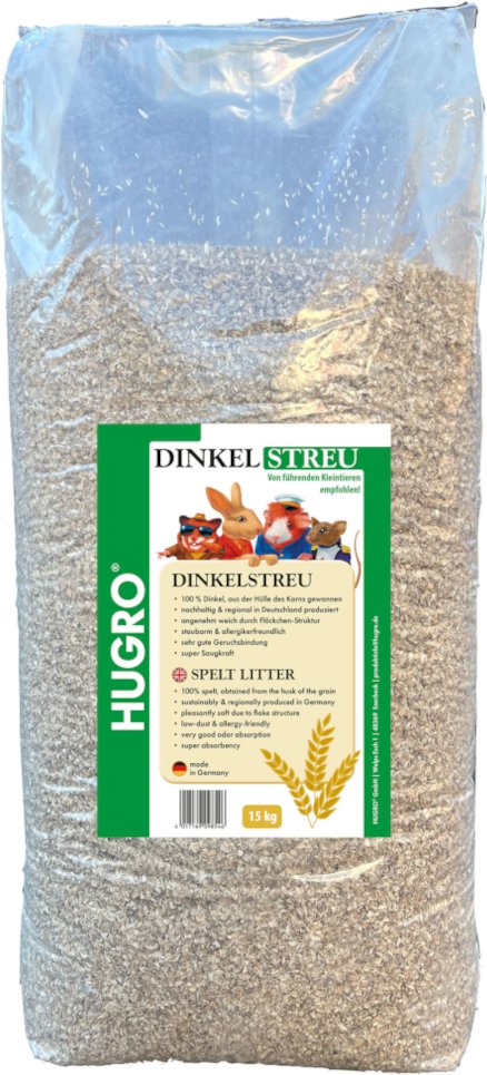 Hugro Dinkelstreu - 15 kg