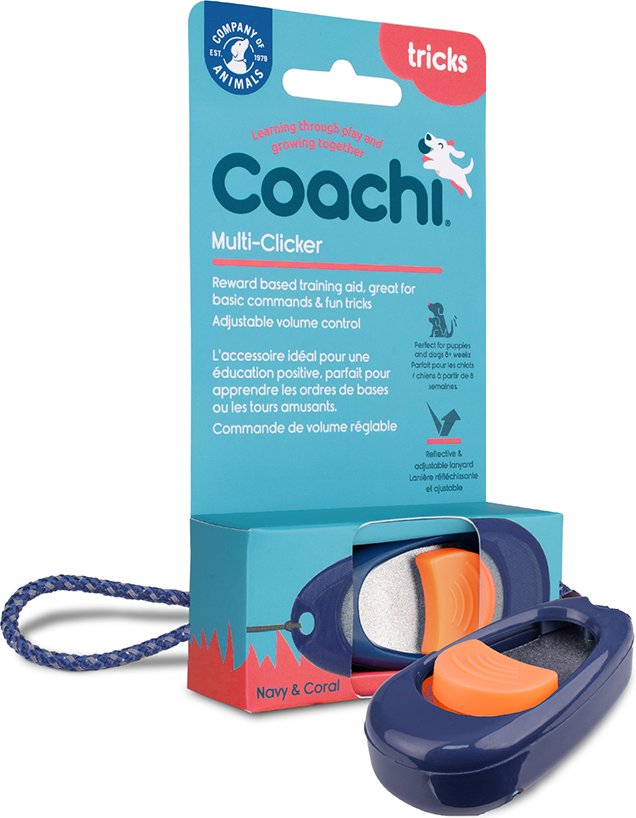 Coachi Multi-Clicker für Hunde - navy