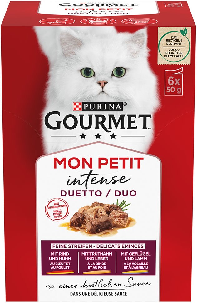 Mixpaket Gourmet Mon Petit 12 x 50 g - Mixpaket Fleisch