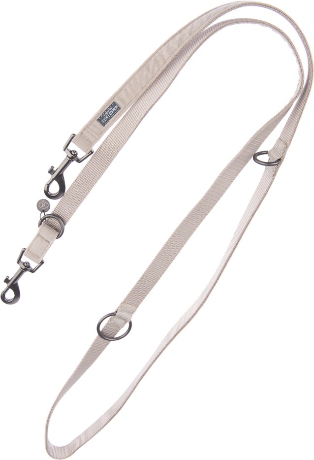 Nomad Tales Blush Hundeleine, taupe - 200 cm lang, 20 mm breit