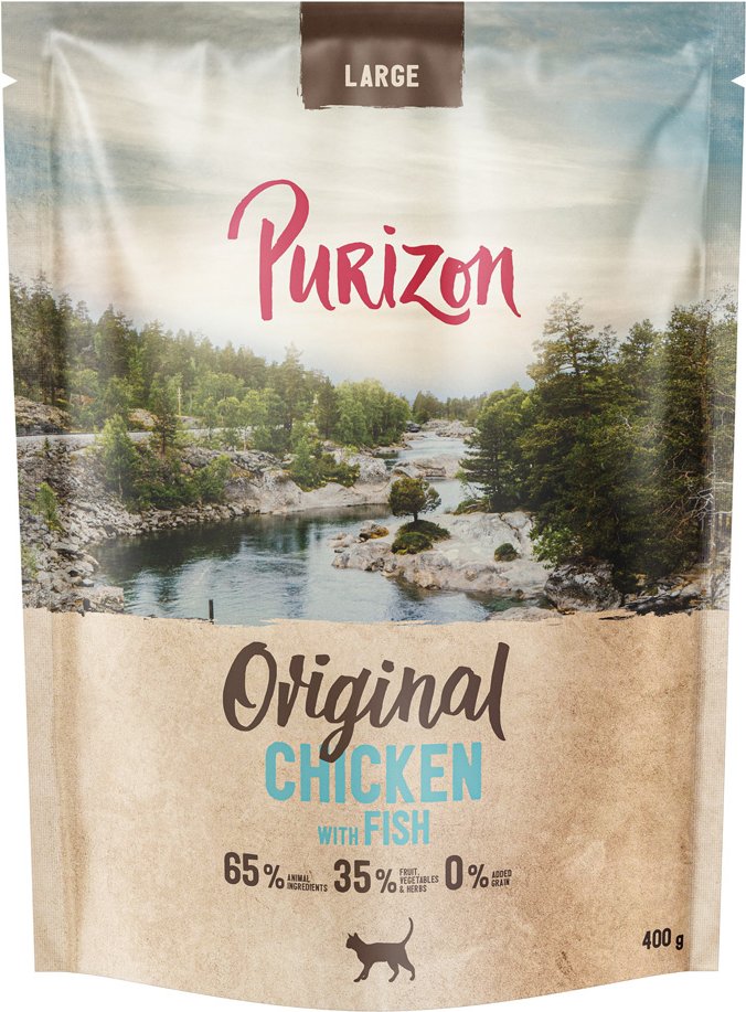 Purizon Large Adult Huhn & Fisch - getreidefrei - NEU: 400 g