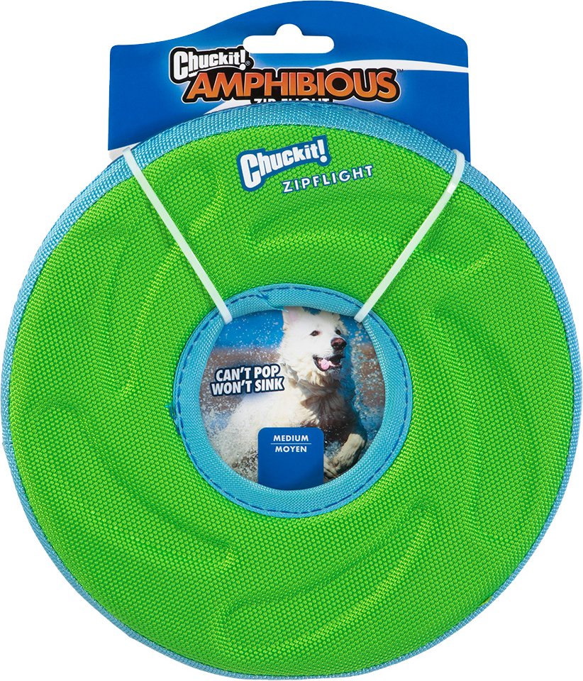 CHUCKIT! Zipflight Toy - Größe M: Ø 21,6 cm