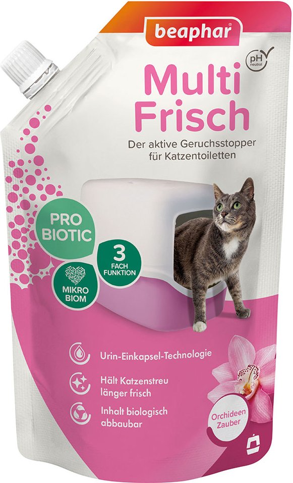 Thumbnail - beaphar Multi-Frisch für Katzentoiletten - Orchidee (400 g)