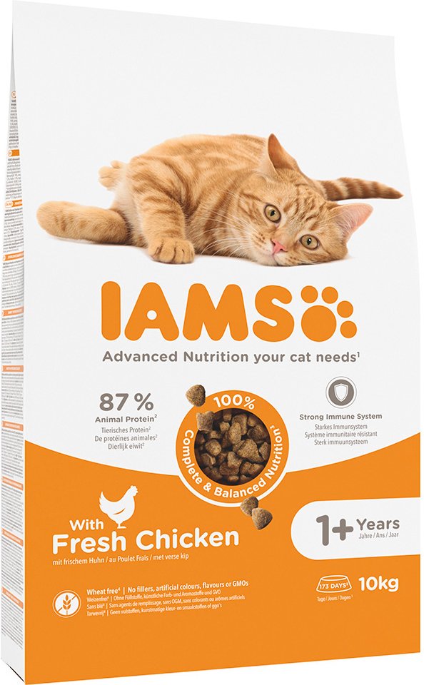 IAMS Advanced Nutrition Adult Cat mit Huhn - Sparpaket: 2 x 10 kg
