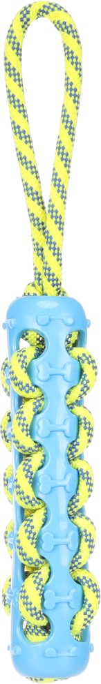 Flamingo Hundespielzeug Tofla Zerrseil und Stick - Ø 5 x L 40 cm