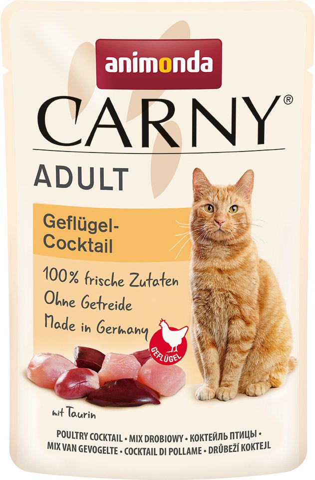 Sparpaket animonda Carny Pouch 24 x 85 g - Geflügel-Cocktail