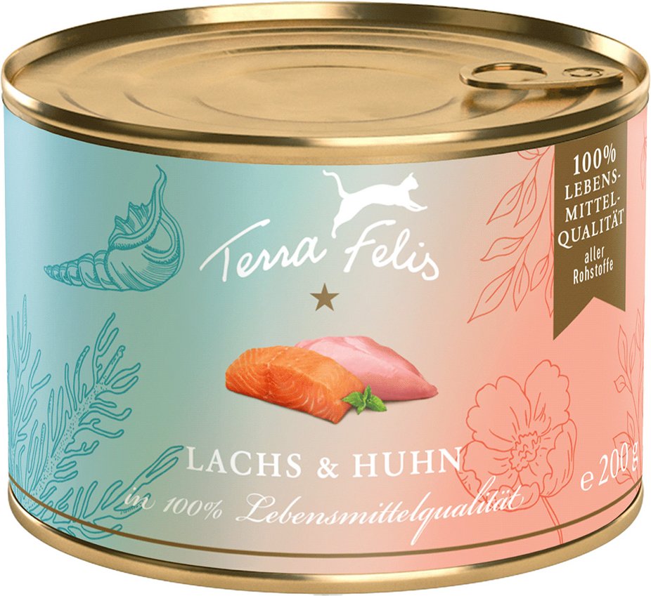 Terra Felis 12 x 200 g - Lachs & Huhn