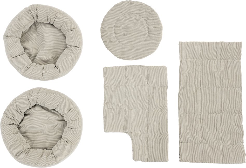 Natural Paradise Ersatzteile - Magnolia XL Plus Kissen-Set: Graugrün, Kord