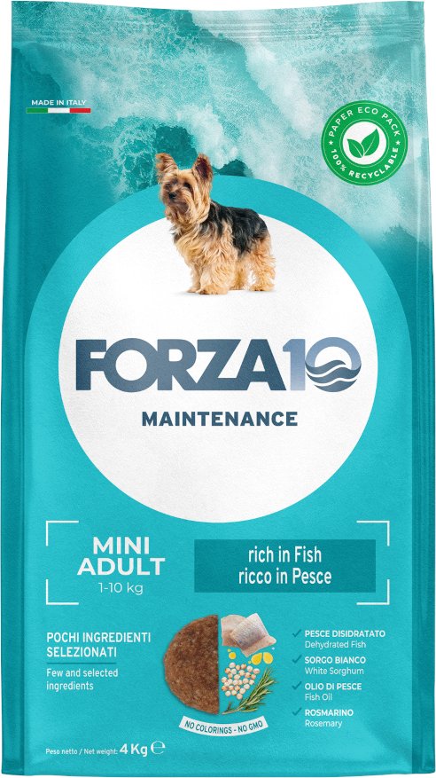 Forza 10 Mini Maintenance mit Fisch - Sparpaket: 2 x 4 kg