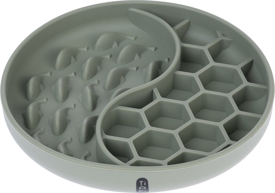 TIAKI Silikon Slow Feeder Honigwabe - ca. Ø 19 x H 3,5 cm