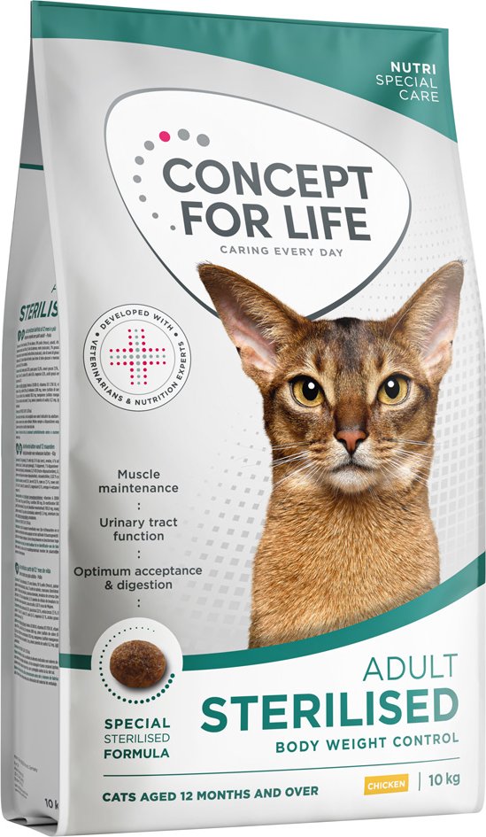 Concept for Life Sterilised Cats mit Huhn - NEU: Sparpaket 2 x 10 kg