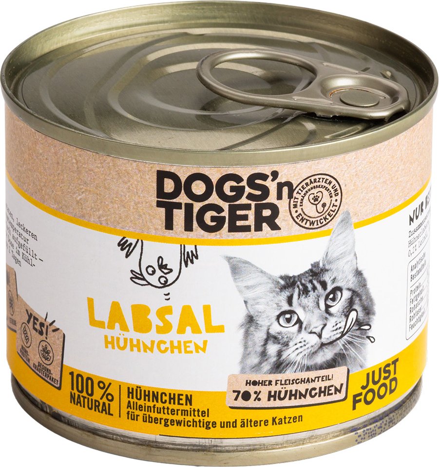 Thumbnail - Dogs'n Tiger Senior Cat 6 x 200 g - Labsal Hühnchen