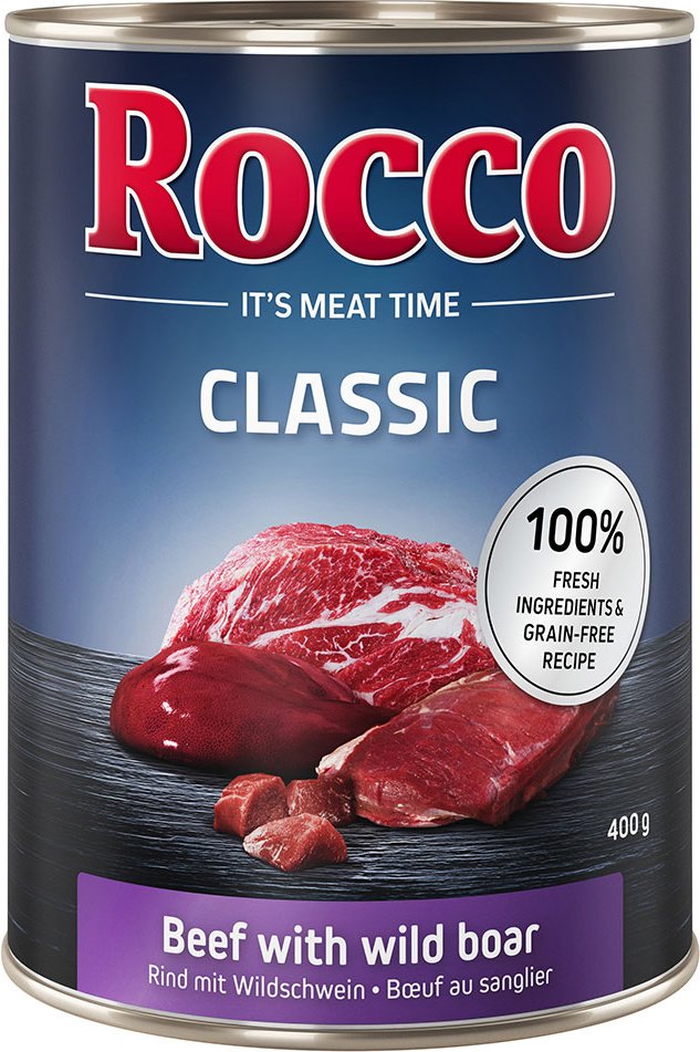 Sparpaket Rocco Classic 24 x 400 g - Rind mit Wildschwein