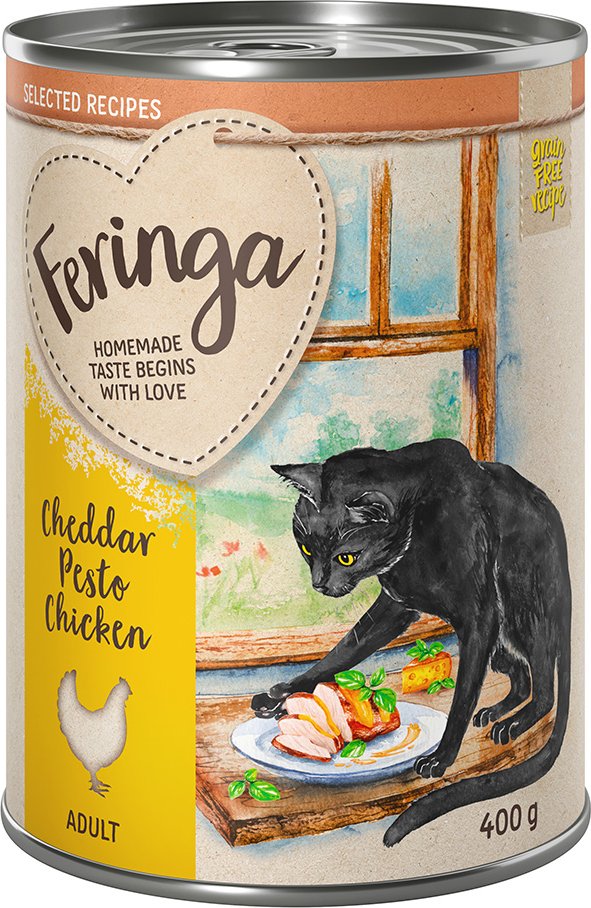 Feringa Selected Recipes 6 x 400 g - Cheddar Pesto Hühnchen