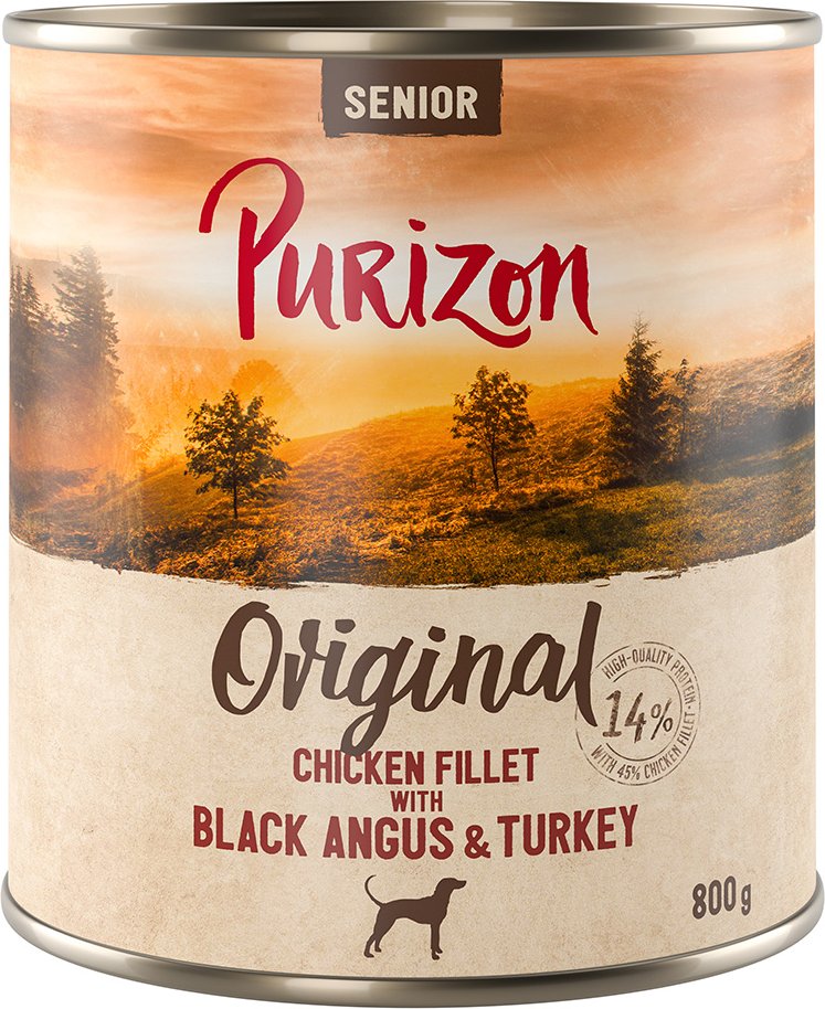 Purizon Senior Hühnerfilet mit Black-Angus - 6 x 800 g