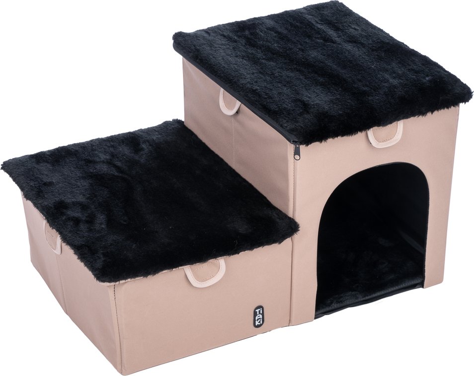 Thumbnail - TIAKI Faltbare Haustiertreppe, 2 Stufen - L 62 x B 39 x H 35,5 cm