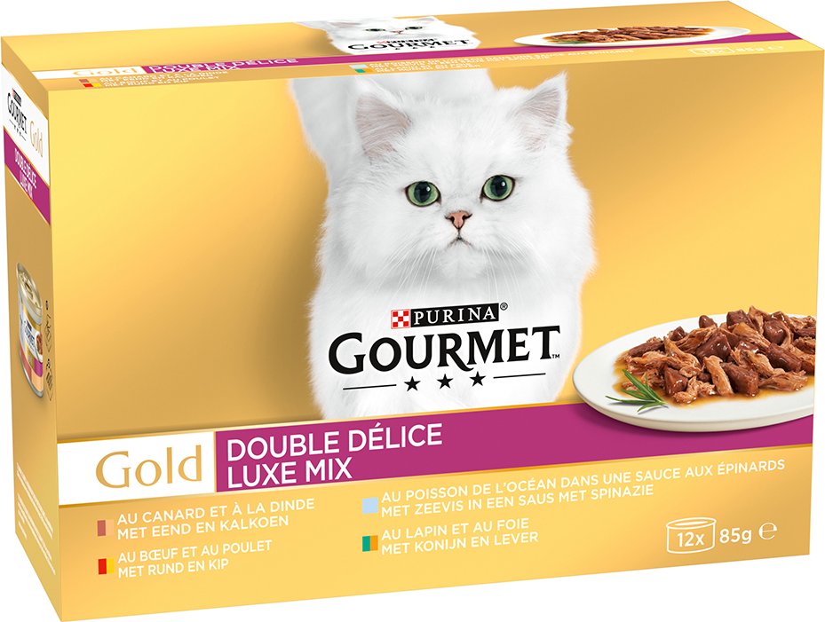 Gourmet Gold Duo Delice 12 x 85 g - Luxus-Mix