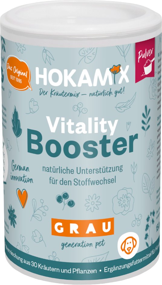 GRAU HOKAMIX Vitality Booster Pulver - Sparpaket: 2 x 150 g